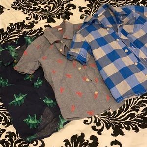 3/12 Size 4T button down shirts